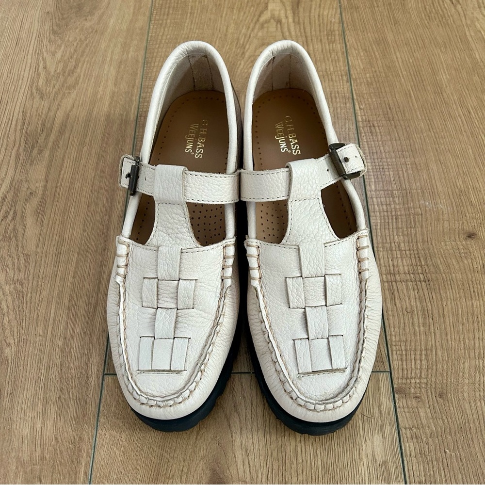 G.H. Bass Mary Jane Fisherman Super Lug Weejuns Loafer